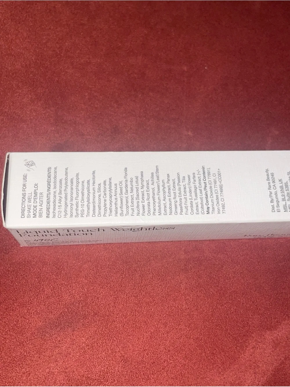 NEW Rare Beauty Liquid Touch Weightless Foundation Shade 490C 1 oz Sealed